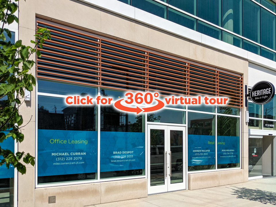 3,339 SF space at McCaffery's Twelve01west building